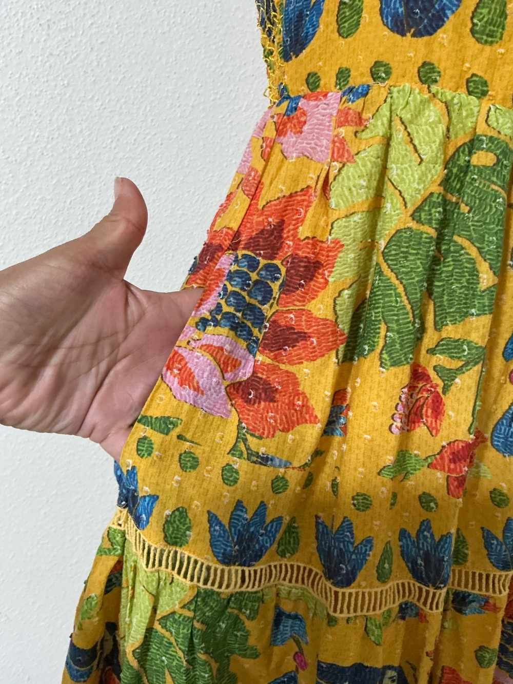 Farm Rio Summer Garden Maxi Dress XXS - Picture 8 of 16